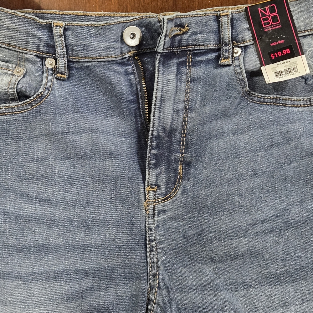 No Boundaries Blue High Rise Jeans Classic Style